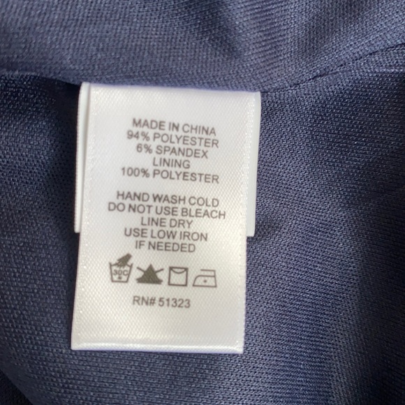 CeCe Mood Blue Sleeveless Dress. - Picture 6 of 11